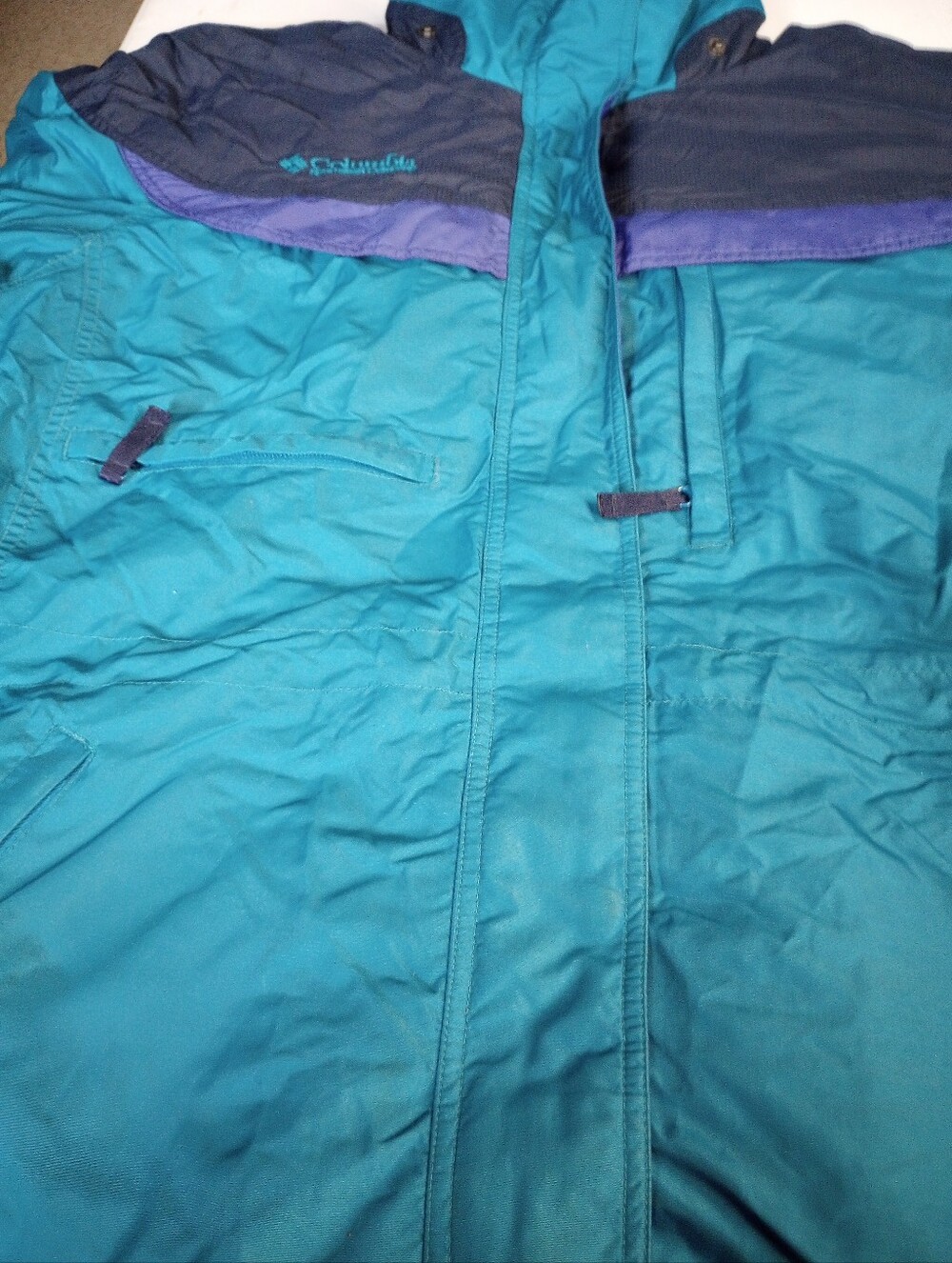 Columbia Boulder Ridge Teal Blue Jacket With Liner Size Women Medium
